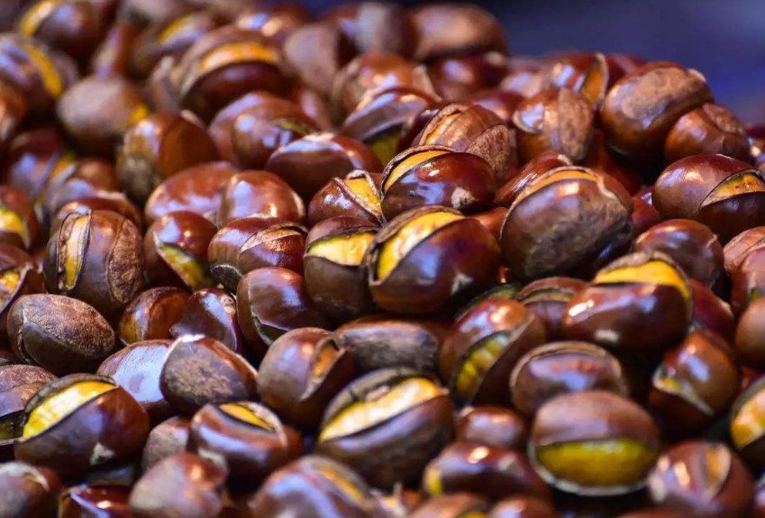 How do you avoid chestnuts exploding when you fry them?