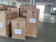 4 sets roasting machine in different model delivery to India
