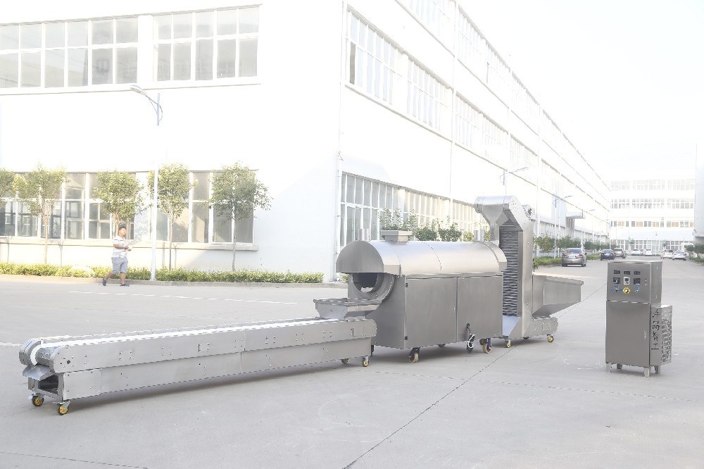 DCCL7-60 continue roasting machine deliver to customer factory