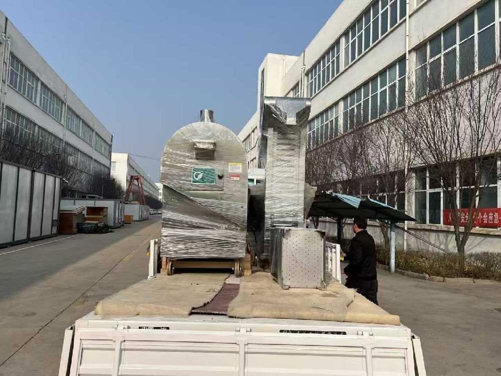 Two meters of production line equipment shipped Puyang