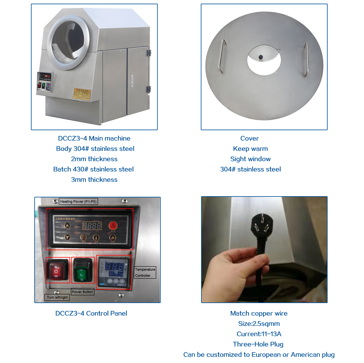 The details of the machine The details of the machine