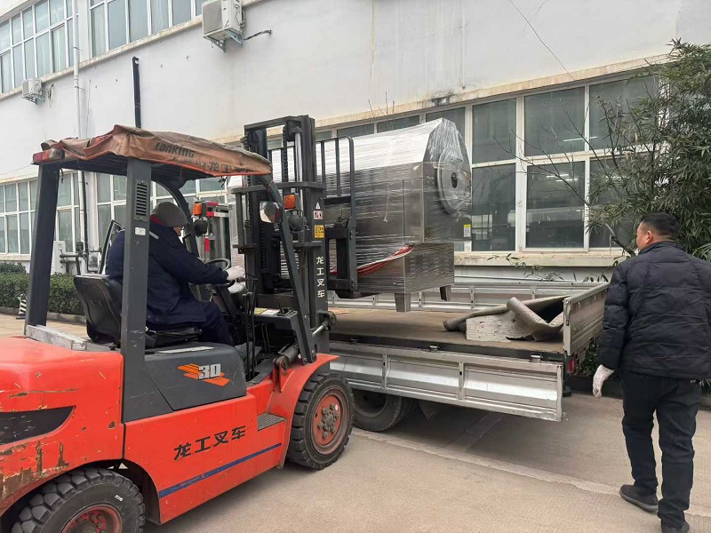 The electromagnetic roasting machine has been dispatched to Hubei.
