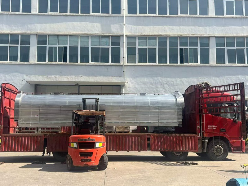 8-meter roasting production line dispatched to Henan Province