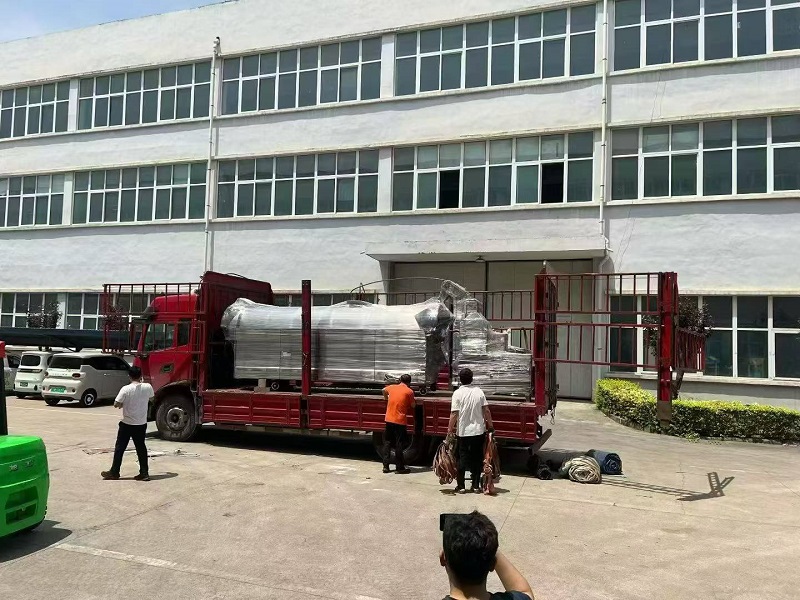 Deliver the complete set of roasting equipment to the customer
